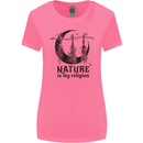 Nature Is My Religion Halloween Witch Womens Wider Cut T-Shirt Azalea