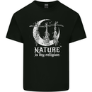 Nature Is My Religion Witch Halloween Kids T-Shirt Childrens Black
