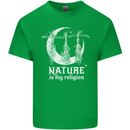 Nature Is My Religion Witch Halloween Kids T-Shirt Childrens Irish Green