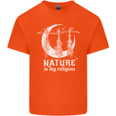 Nature Is My Religion Witch Halloween Kids T-Shirt Childrens Orange