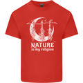 Nature Is My Religion Witch Halloween Kids T-Shirt Childrens Red