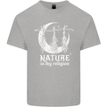Nature Is My Religion Witch Halloween Kids T-Shirt Childrens Sports Grey