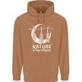 Nature Is My Religion Witch Halloween Mens 80% Cotton Hoodie Caramel Latte