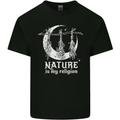 Nature Is My Religion Witch Halloween Mens Cotton T-Shirt Tee Top Black