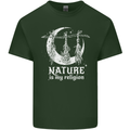 Nature Is My Religion Witch Halloween Mens Cotton T-Shirt Tee Top Forest Green