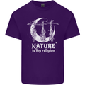 Nature Is My Religion Witch Halloween Mens Cotton T-Shirt Tee Top Purple