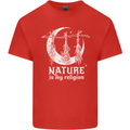Nature Is My Religion Witch Halloween Mens Cotton T-Shirt Tee Top Red