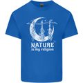 Nature Is My Religion Witch Halloween Mens Cotton T-Shirt Tee Top Royal Blue