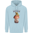 Nature My Home Mushroom Frog Childrens Kids Hoodie Light Blue