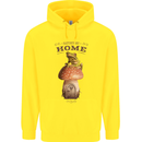 Nature My Home Mushroom Frog Childrens Kids Hoodie Yellow