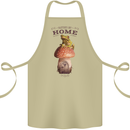 Nature My Home Mushroom Frog Cotton Apron 100% Organic Khaki