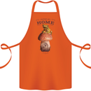 Nature My Home Mushroom Frog Cotton Apron 100% Organic Orange