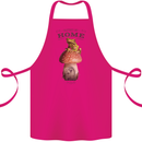 Nature My Home Mushroom Frog Cotton Apron 100% Organic Pink