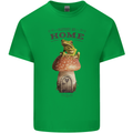 Nature My Home Mushroom Frog Kids T-Shirt Childrens Irish Green