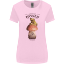 Nature My Home Mushroom Frog Womens Wider Cut T-Shirt Light Pink