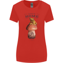 Nature My Home Mushroom Frog Womens Wider Cut T-Shirt Red