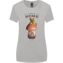 Nature My Home Mushroom Frog Womens Wider Cut T-Shirt Sports Grey