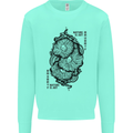 Nature is Art Mushroom Fungi Mycology Mens Sweatshirt Jumper Peppermint