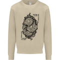 Nature is Art Mushroom Fungi Mycology Mens Sweatshirt Jumper Sand