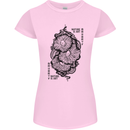 Nature is Art Mushroom Fungi Mycology Womens Petite Cut T-Shirt Light Pink