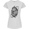 Nature is Art Mushroom Fungi Mycology Womens Petite Cut T-Shirt White