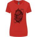 Nature is Art Mushroom Fungi Mycology Womens Wider Cut T-Shirt Red