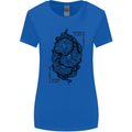Nature is Art Mushroom Fungi Mycology Womens Wider Cut T-Shirt Royal Blue