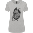 Nature is Art Mushroom Fungi Mycology Womens Wider Cut T-Shirt Sports Grey