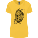 Nature is Art Mushroom Fungi Mycology Womens Wider Cut T-Shirt Yellow