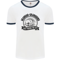 Grandad & Grandsons Grandparent's Day Mens White Ringer T-Shirt White/Navy Blue