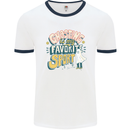 Ghosting Sport Funny Anti Valentines Day Mens Ringer T-Shirt White/Navy Blue