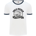 Uncle & Nephew Best Friends Uncle's Day Mens White Ringer T-Shirt White/Navy Blue