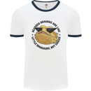 Bearded Dragons Are Like Little Dinosaurs Mens Ringer T-Shirt White/Navy Blue