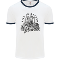 Tractor Life Is Better Farm Funny Farming Mens White Ringer T-Shirt White/Navy Blue