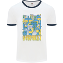 Pharmacist Chemist Design Mens Ringer T-Shirt White/Navy Blue