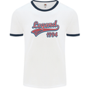 Legend Since 29th Birthday 1994 Mens Ringer T-Shirt White/Navy Blue