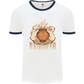 Pottery Retirement Plan Funny Mens White Ringer T-Shirt White/Navy Blue