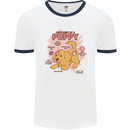 Anatomy of a Puppy Dog Mens White Ringer T-Shirt White/Navy Blue