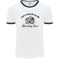 Camera for My Wife Photographer Photography Mens White Ringer T-Shirt White/Navy Blue