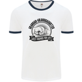 Grandad & Granddaughter Grandparent's Day Mens White Ringer T-Shirt White/Navy Blue