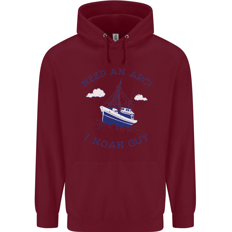 Need an Arc? I Noah Guy Funny Atheist Childrens Kids Hoodie Maroon