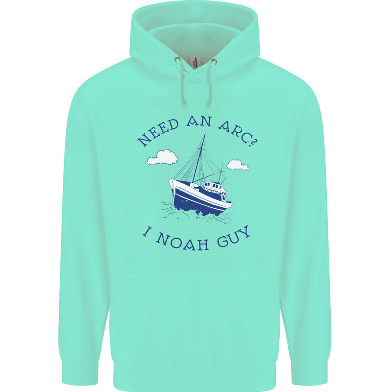 Need an Arc? I Noah Guy Funny Atheist Childrens Kids Hoodie Peppermint