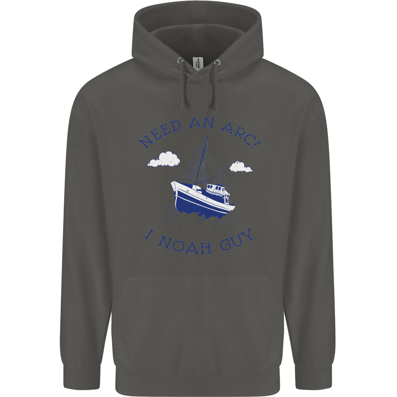 Need an Arc? I Noah Guy Funny Atheist Childrens Kids Hoodie Storm Grey