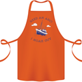 Need an Arc? I Noah Guy Funny Atheist Cotton Apron 100% Organic Orange