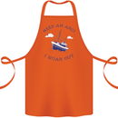 Need an Arc? I Noah Guy Funny Atheist Cotton Apron 100% Organic Orange