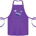 Need an Arc? I Noah Guy Funny Atheist Cotton Apron 100% Organic Purple