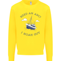Need an Arc? I Noah Guy Funny Atheist Kids Sweatshirt Jumper Yellow