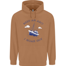 Need an Arc? I Noah Guy Funny Atheist Mens 80% Cotton Hoodie Caramel Latte