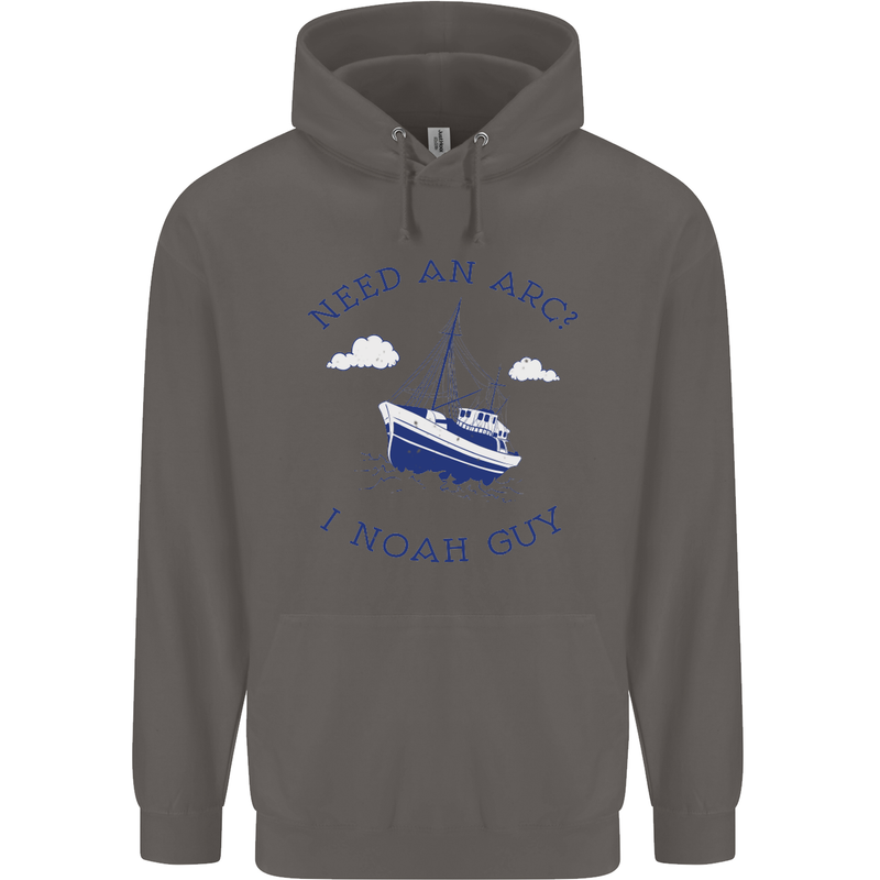 Need an Arc? I Noah Guy Funny Atheist Mens 80% Cotton Hoodie Charcoal