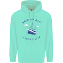 Need an Arc? I Noah Guy Funny Atheist Mens 80% Cotton Hoodie Peppermint